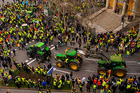 Spain Farmers Protest