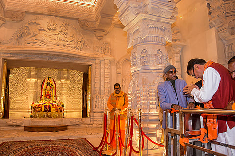 CM Dhami visits Ram Mandir in Ayodhya