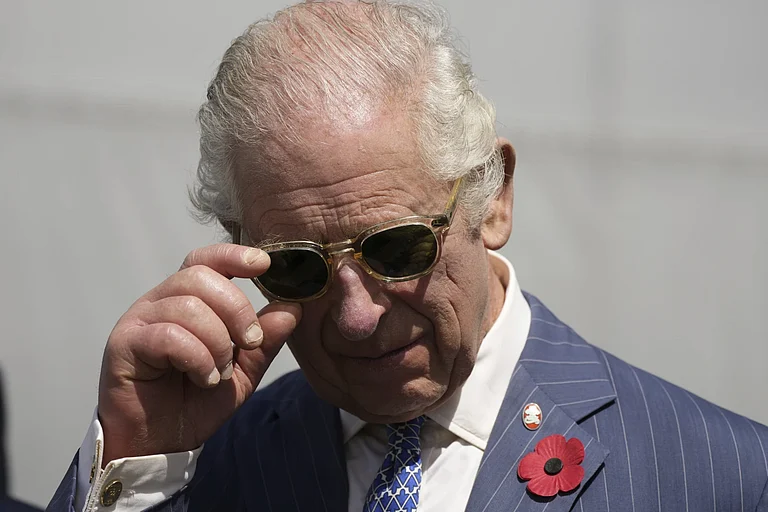 UK's King Charles III. - AP