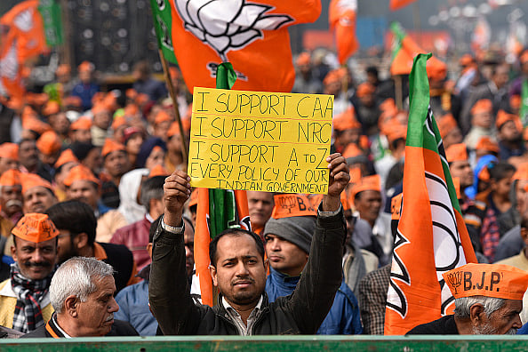 Getty Images : Fear looms over the residents of Shaheen Bagh area, after CAA implementation