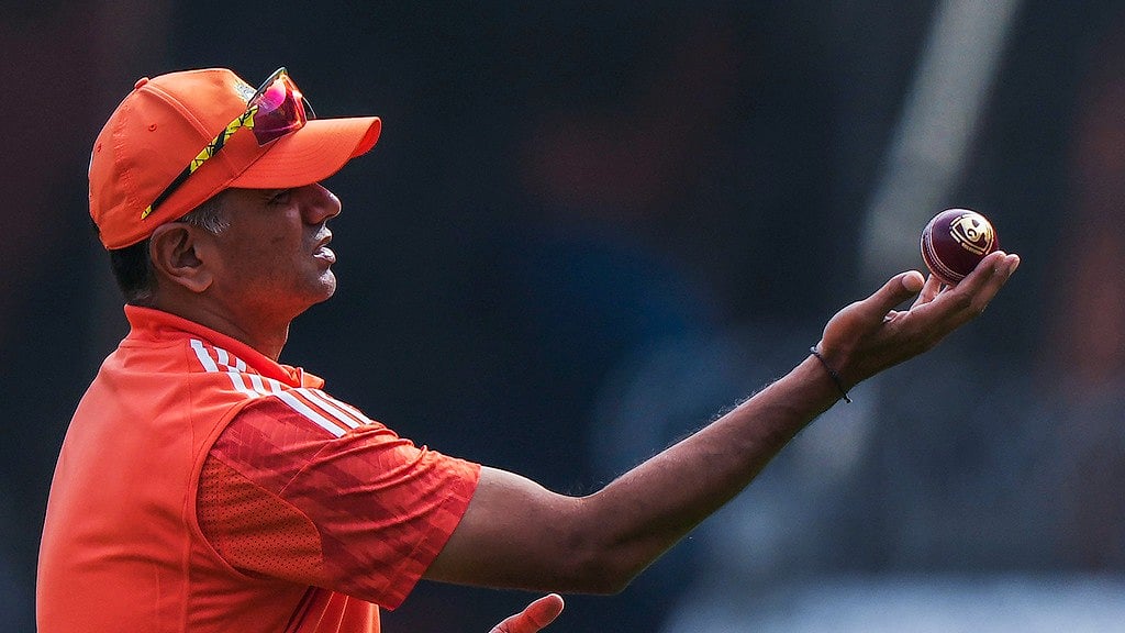 (AP Photo)  : Indian National Cricket Team coach, Rahul Dravid. 