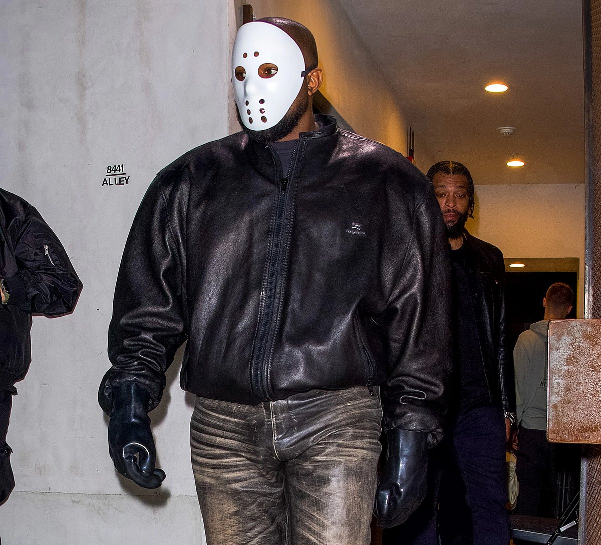 Kanye West Steps Out In Jason Voorhees Mask | Outlook India