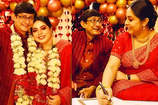 Kanchan Mullick Gets Married To Sreemoyee Chattoraj