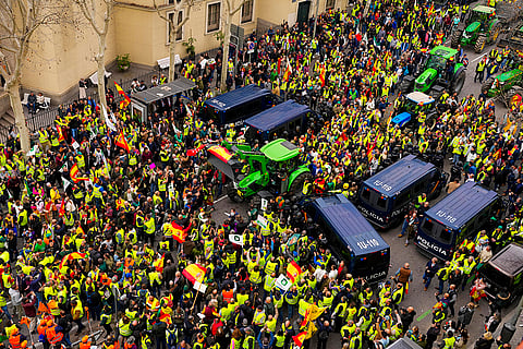 Spain Farmers Protest
