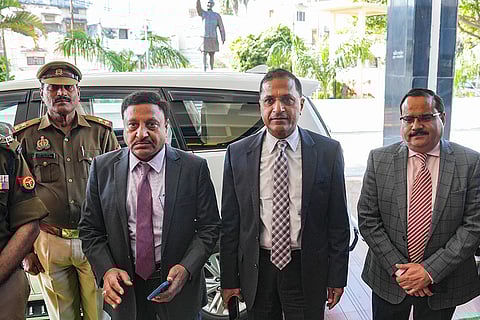 CEC Rajiv Kumar visits an exhibition in LKO