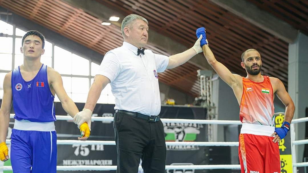 Bulgarian Boxing Federation : Amit Panghal file photo from 75th Strandja Memorial