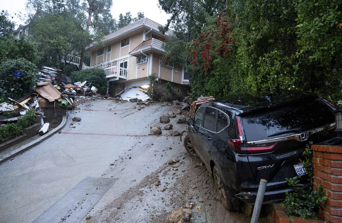 This slow-moving storm marks the second atmospheric river to assail California in as many weeks. 