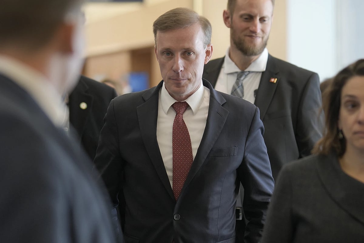 AP : US National Security Adviser Jake Sullivan in an unannounced visit to Kyiv