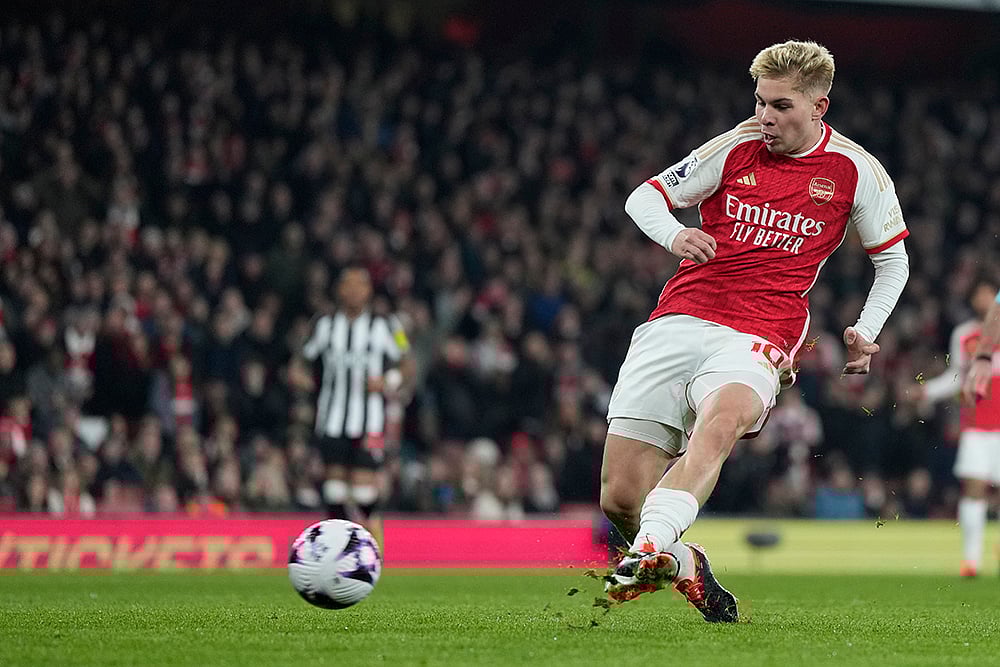 | Photo: AP/Alastair Grant : English Premier League 2023-24: Arsenal vs Newcastle United