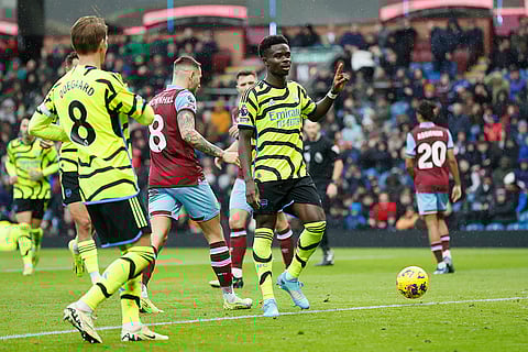 English Premier League 2023-24: Burnley vs Arsenal