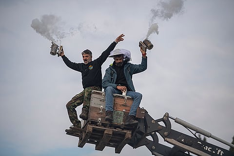 Beekeepers demonstration in Greece