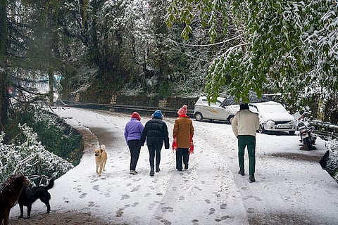 Snowfall in Dharamshala