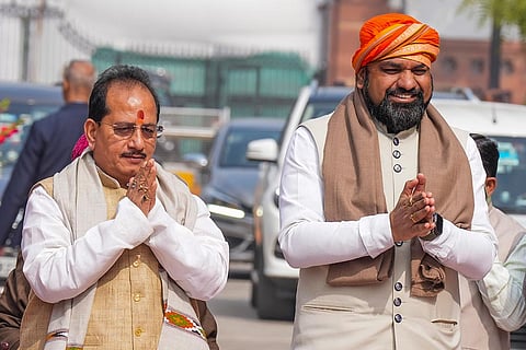 Bihar Dy CMs at Parliament