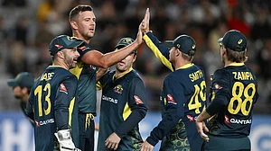 AP : Australia defeated the BlackCaps by 72 runs to take a 2-0 lead in the three-match T20I series.