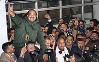 PTI : BJP's Himachal Pradesh candidate Harsh Mahajan won the Rajya Sabha elections after a rebellion among the Congress party's MLAs | 