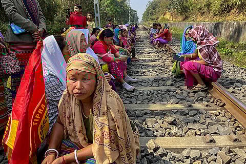 TIPRA Motha student organization protest