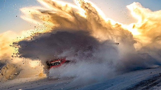 (Photo: X|OfficialWRC) : Rally Sweden 2024. 