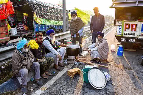 Farmers march: Security at Shambhu border