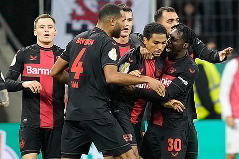 German soccer cup quarterfinal: Bayer Leverkusen vs VfB Stuttgart