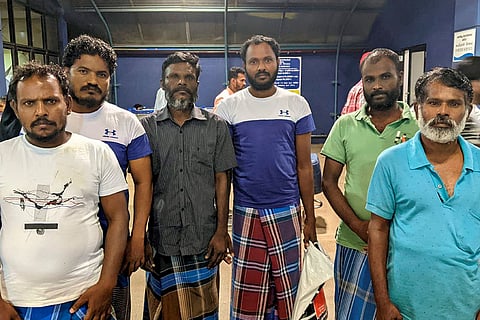 Indian fishermen repatriated from SL to Chennai