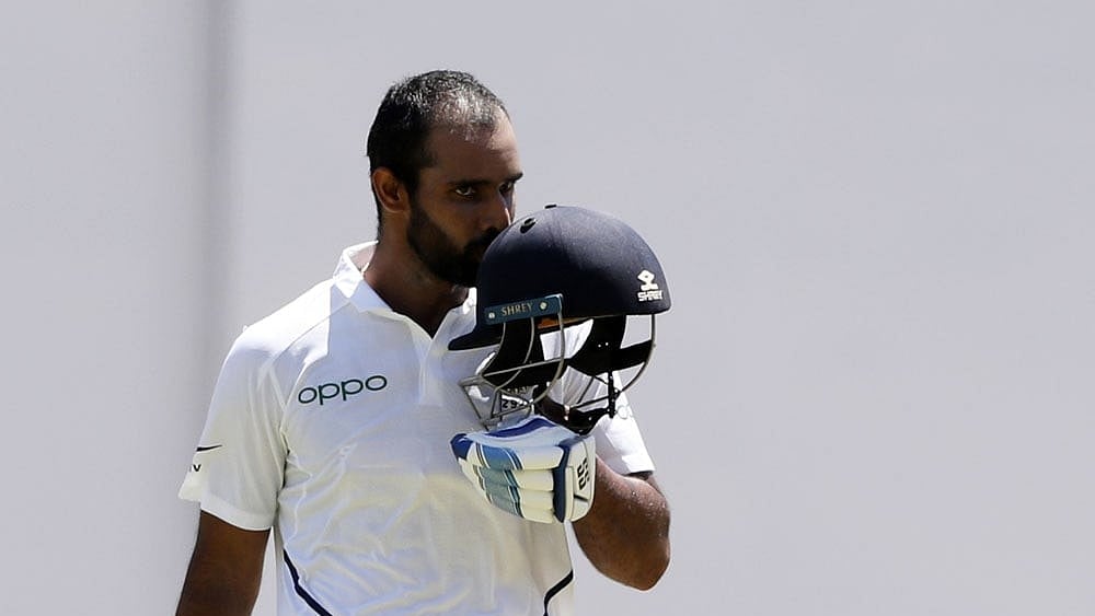 Hanuma Vihari has played 16 Test matches for India. - Photo: File