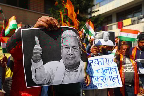 Shiv Sena Dogra Front protest