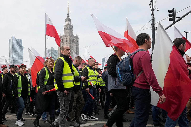 Poland Farmers Protest