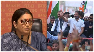 X/@BJP4India | @bharatjodo : L: BJP leader Smriti Irani | R: Congress leader and MP Rahul Gandhi