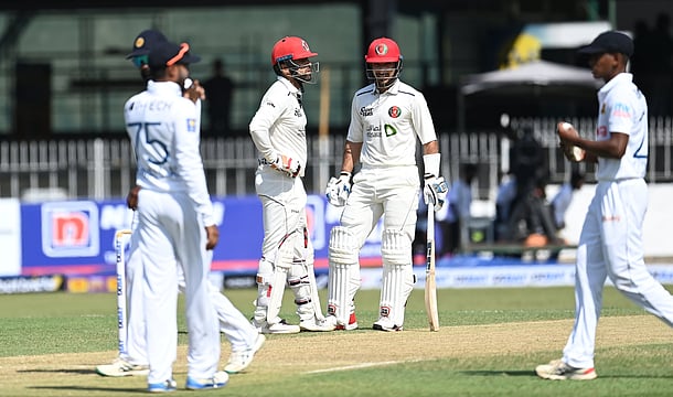 One-Off Test: SL Bowl AFG Out For 198, Reach 80-0 At Stumps