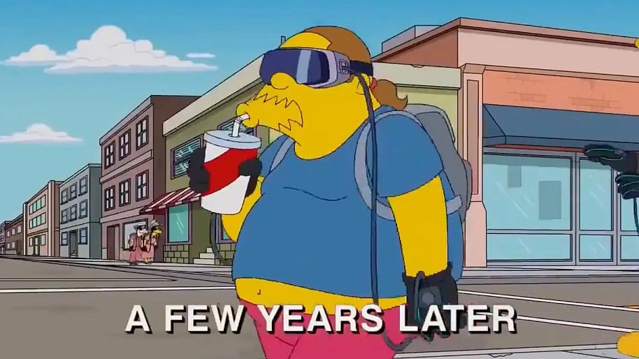 Simpsons Predicted Apple Vision Pro - Disney/ The Simpsons