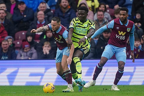 English Premier League 2023-24: Burnley vs Arsenal