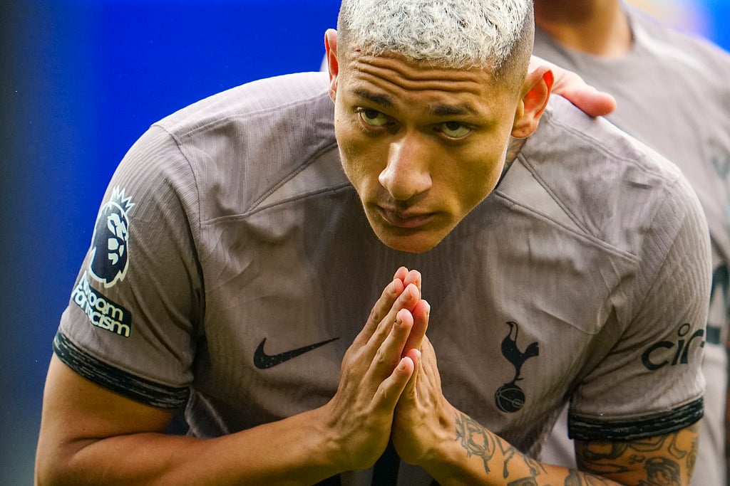 Premier League 2023-24: Tottenham's Richarlison apologizes to Everton fans after scoring against his former team - (Photo: AP/Jon Super)
