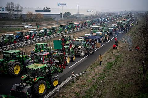 Spain Farmers protest