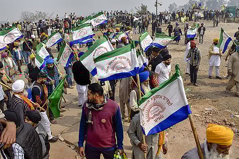 Farmers at Shambhu border