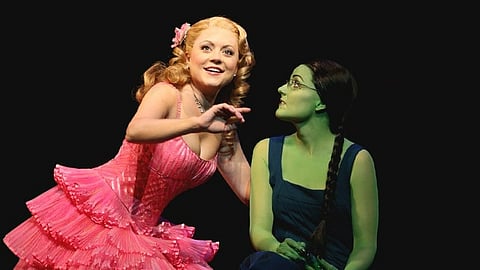 Alyssa Fox and McKenzie Kurtz in Wicked