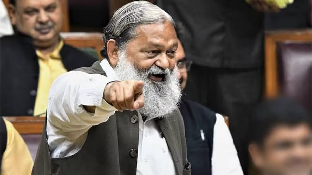 PTI : Haryana Home Minister Anil Vij |