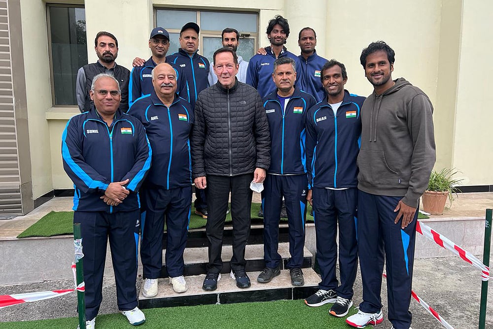Photo: X/All India Tennis Association : Davis Cup Tennis 2024