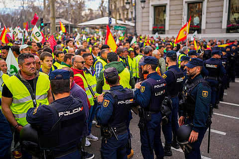 Spain Farmers Protest