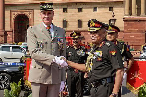 French Army Chief in Delhi