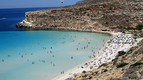 Spiaggia dei Conigli in Italy
