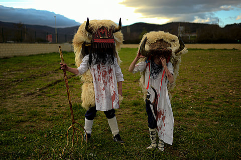 Spain Momotxorro Carnival