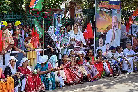Kerala Padmasaliya Sangham protest
