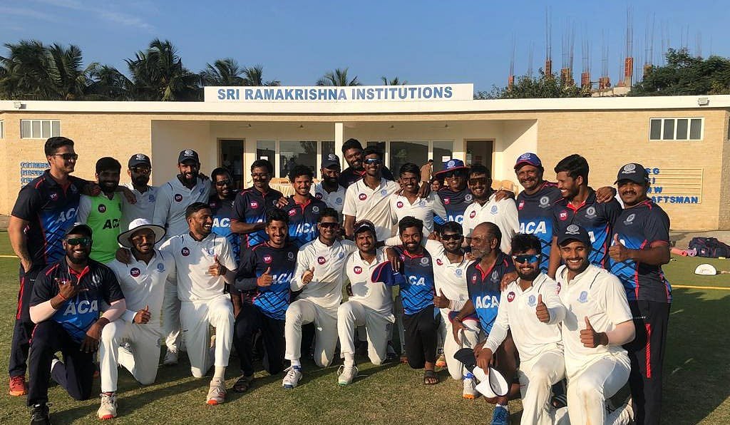Photo Courtesy: X/ @Hanumavihari : Andhra Pradesh Ranji Trophy team.