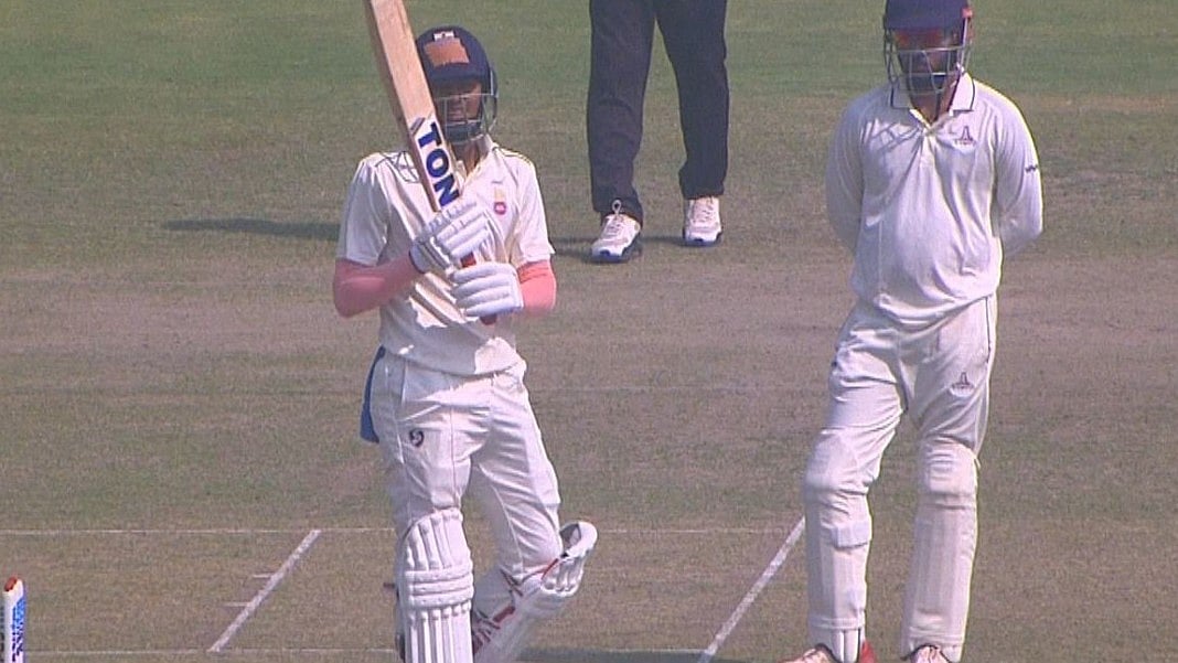 (File Photo)  : Yash Dhull struck his maiden first-class double ton for Delhi against Chhattisgarh in Ranji Trophy.
