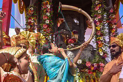 NCP (Sharadchandra Pawar) symbol launch