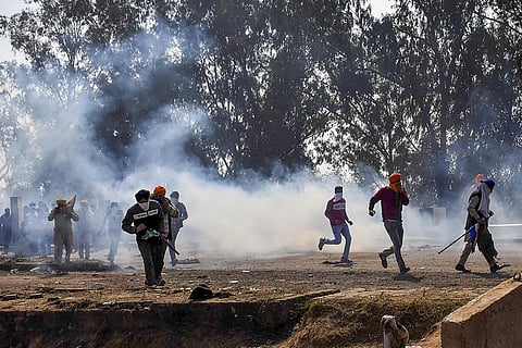 Farmers March: Tear gas hurled at farmers