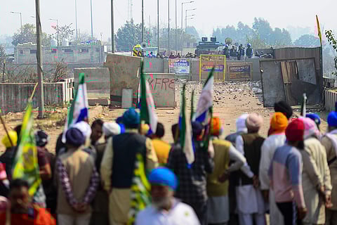 Farmers' march: Security at Shambhu border