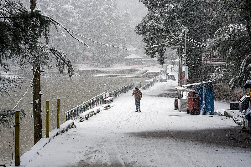 Snowfall in Dharamshala