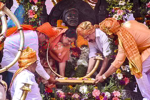 NCP (Sharadchandra Pawar) symbol launch