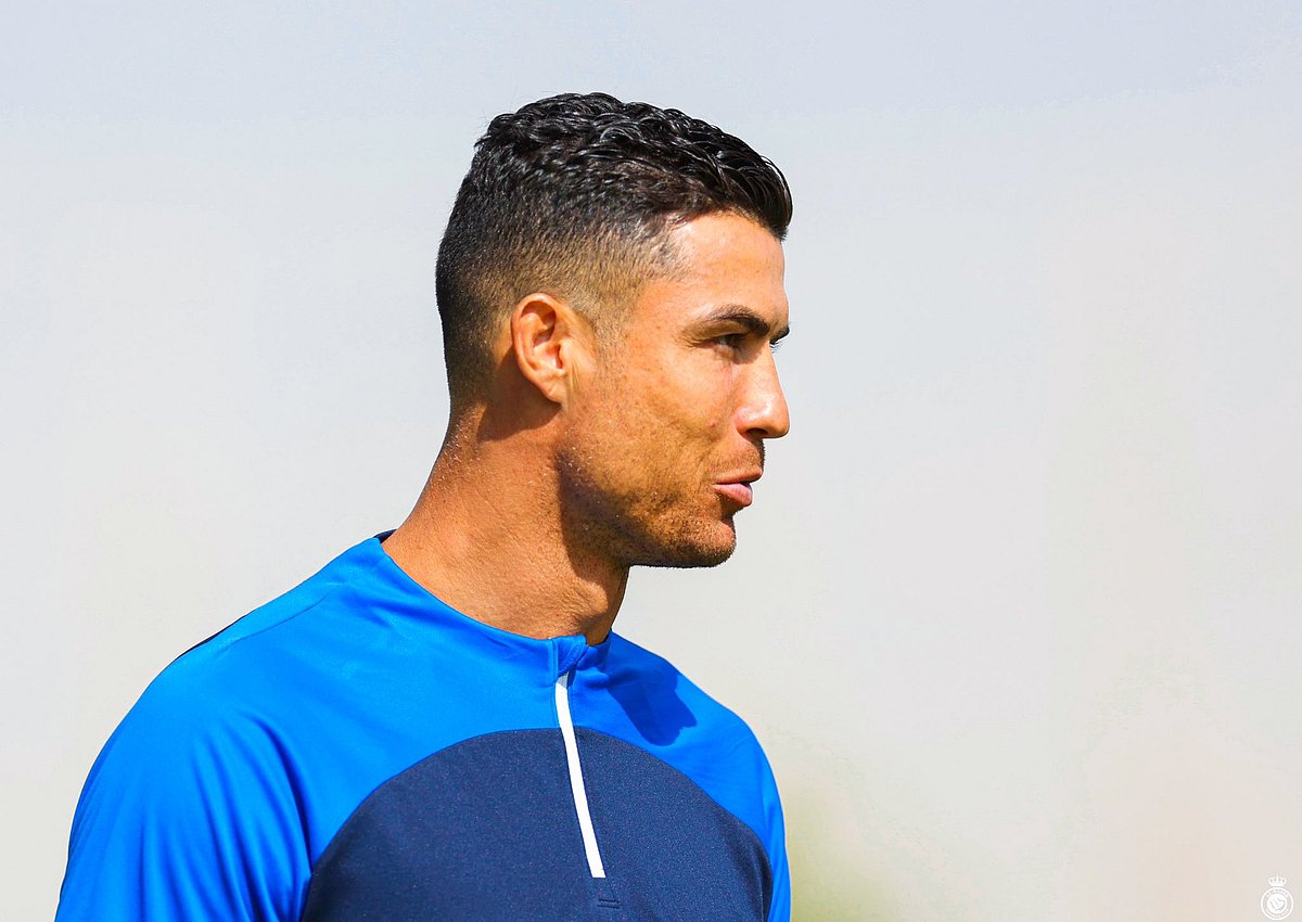 Al Nassr forward Cristiano Ronaldo trains ahead of a Saudi Pro League game. - X/Al Nassr FC